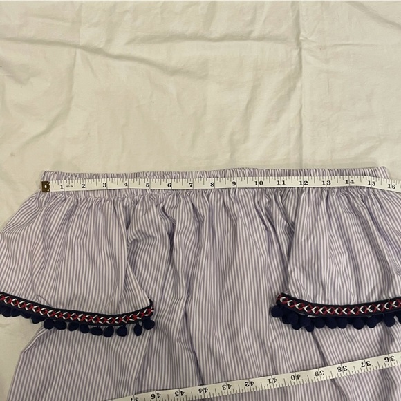 PEACH Love California Off The Shoulder Top with Tassels - Picture 4 of 9